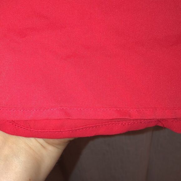 Banana Republic 14 Gorgeous Vibrant Red Sleeveless Blouse - Picture 9 of 14